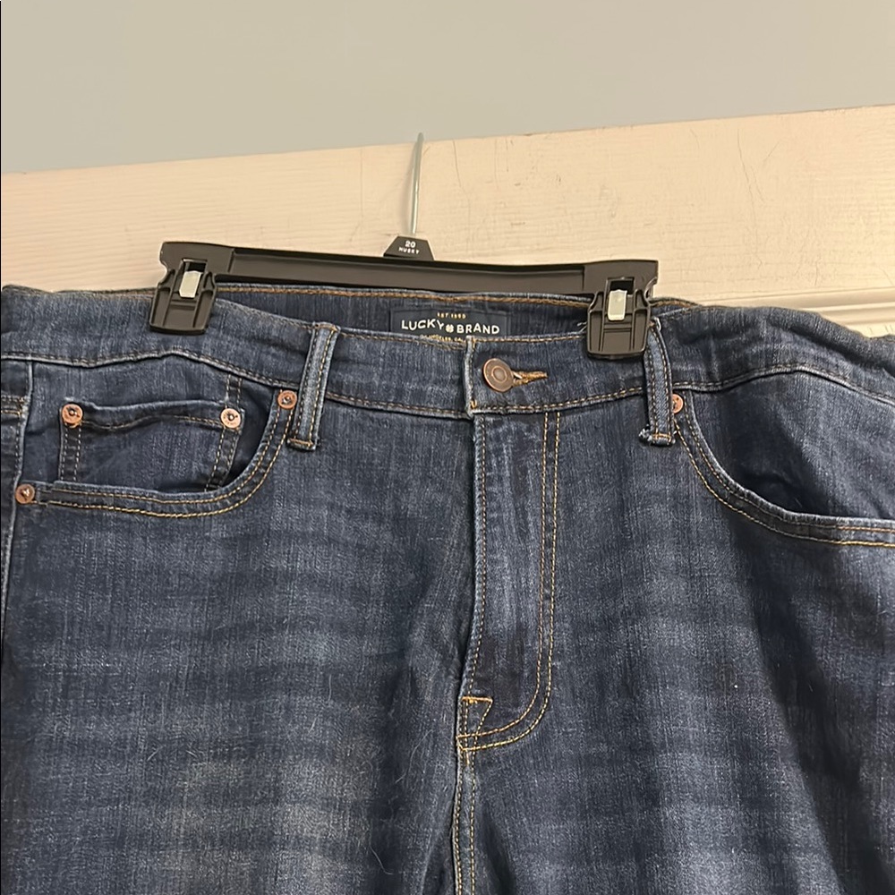 Lucky Brand Dark Blue Straight Jeans. Men’s 34x30 - Picture 2 of 14